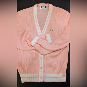 IZOD Sports Lacoste Vintage Women’s Cardigan size Small (38)